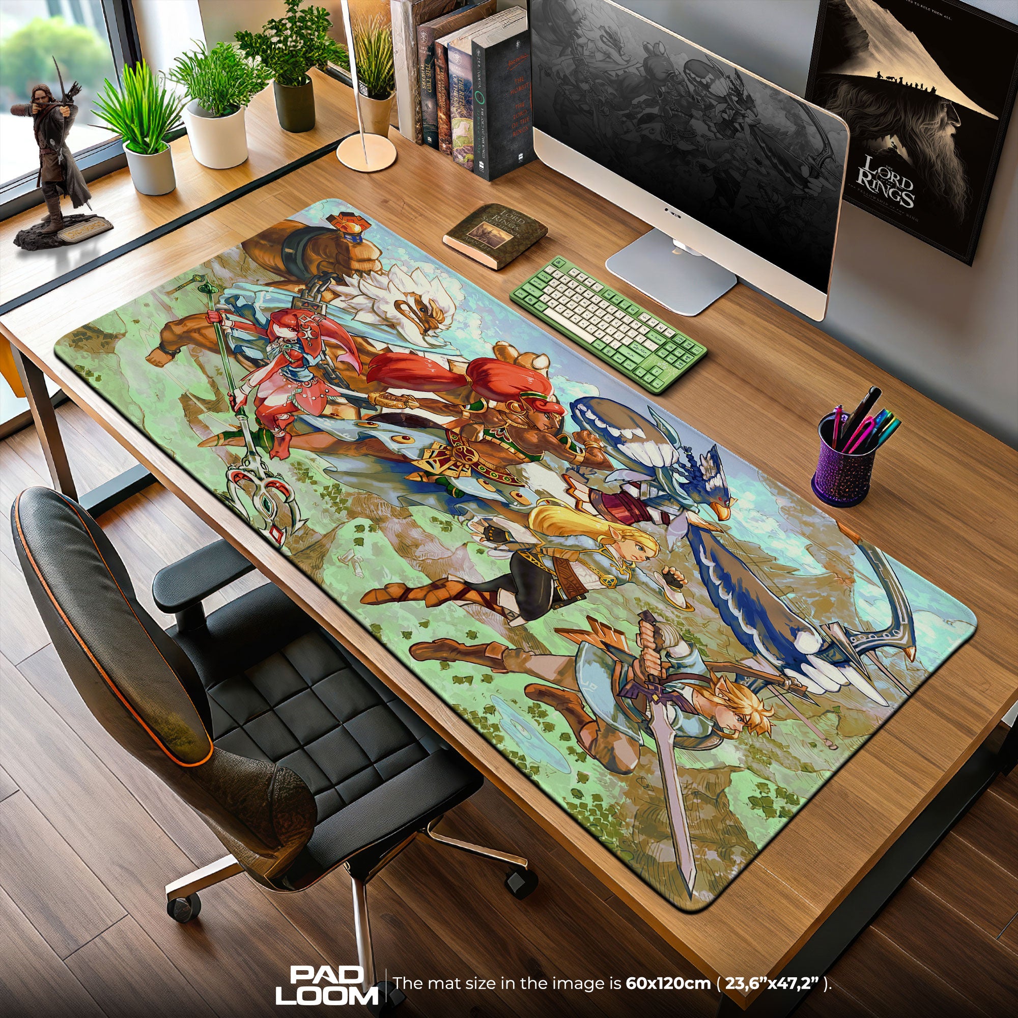 Zelda Champions Battle Mouse Pad, Game Gamer Desk Mat