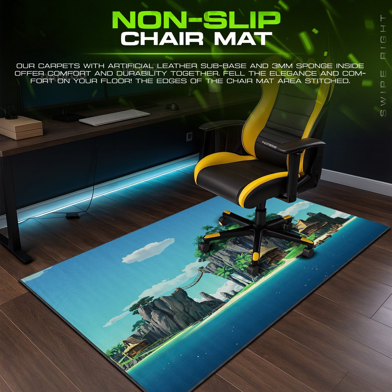 Zelda Hyrule Awakens Mouse Pad – Gaming Desk Mat Padloom