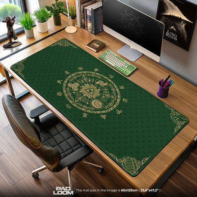 Zelda Hyrule Seal Mouse Pad, Game Gaming Desk Mat