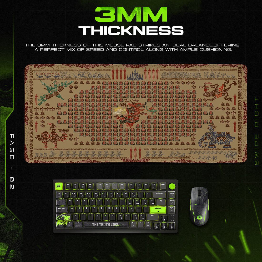 Zelda Hyrule Tapestry Mouse Pad – Fantasy Desk Mat
