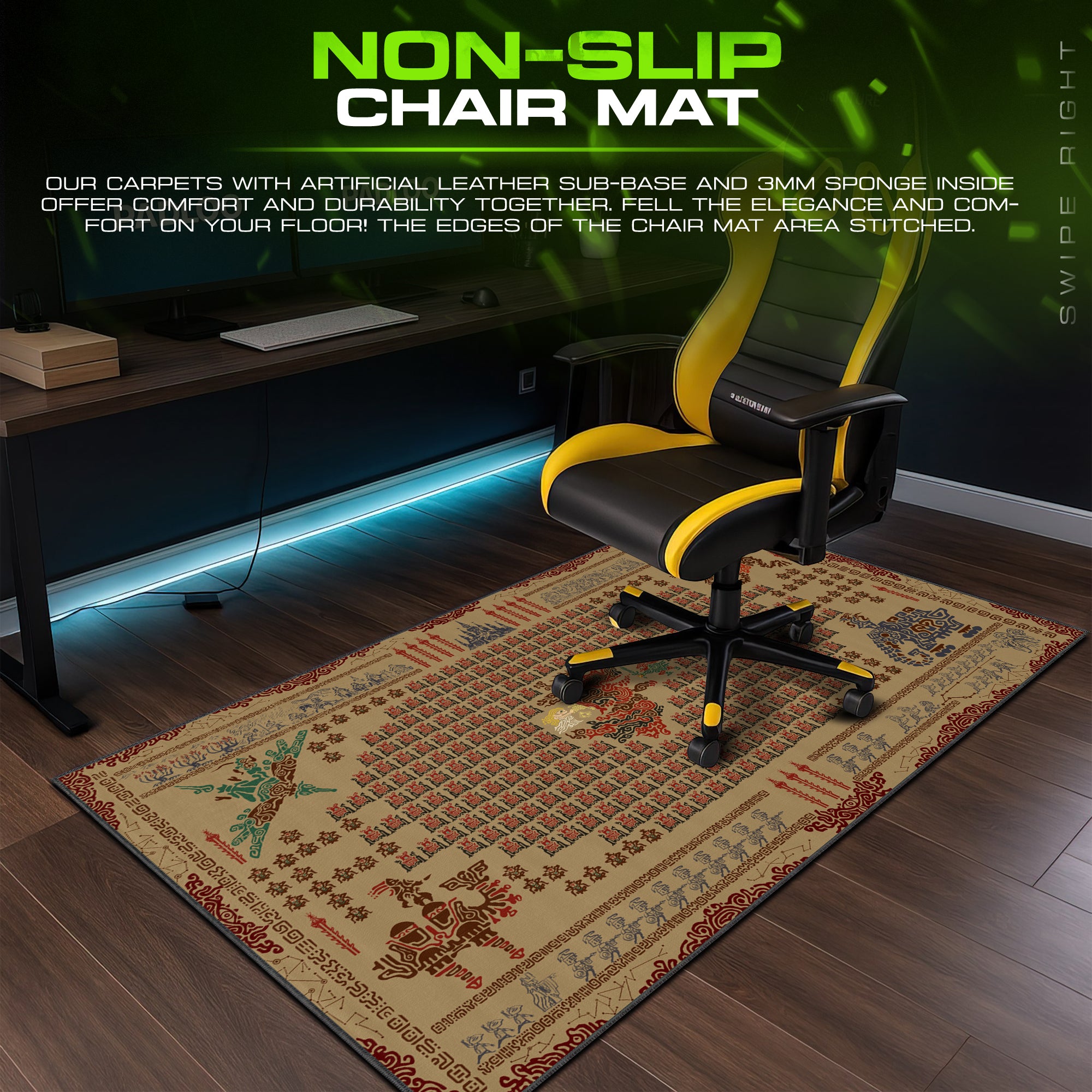 Zelda Hyrule Tapestry Mouse Pad – Fantasy Desk Mat