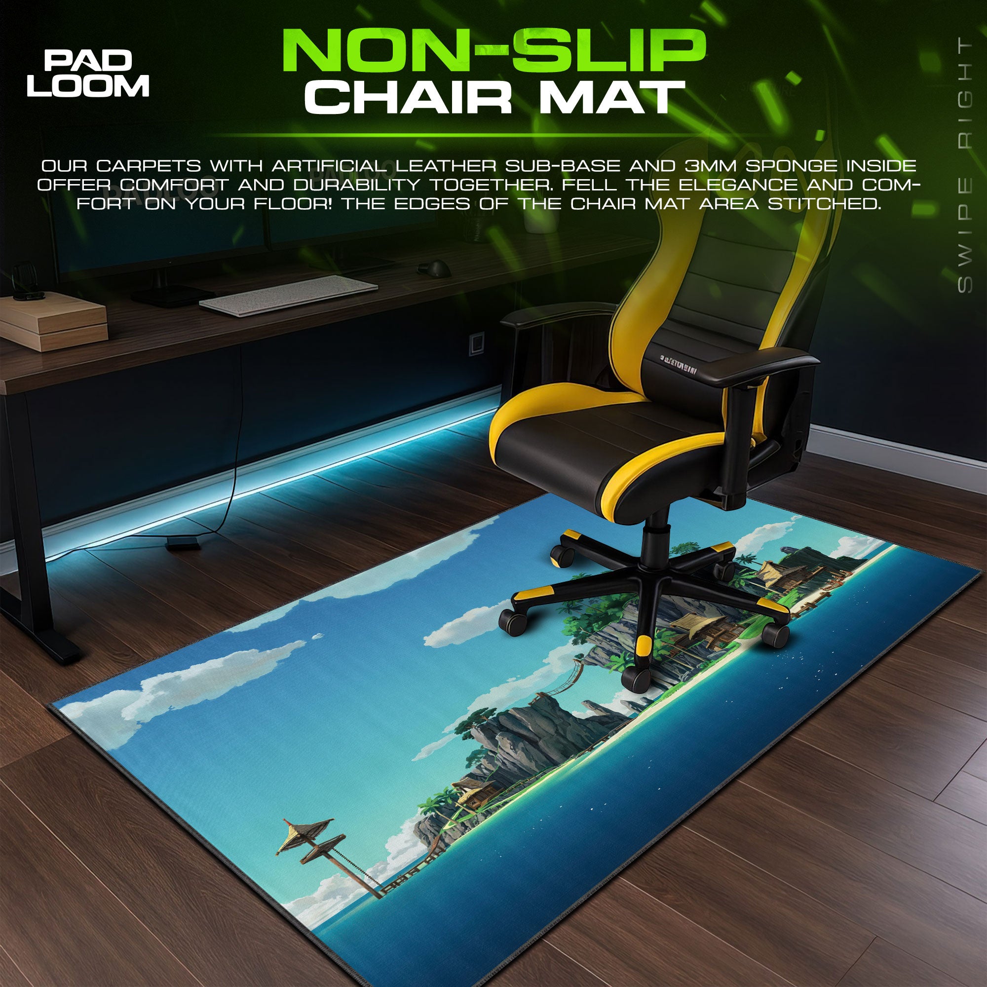 Zelda Outset Island Mouse Pad, Game Gaming Desk Mat