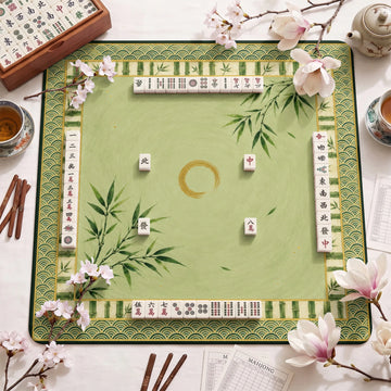 Zen Bamboo Mahjong Mat – neoprene mah jongg table mat