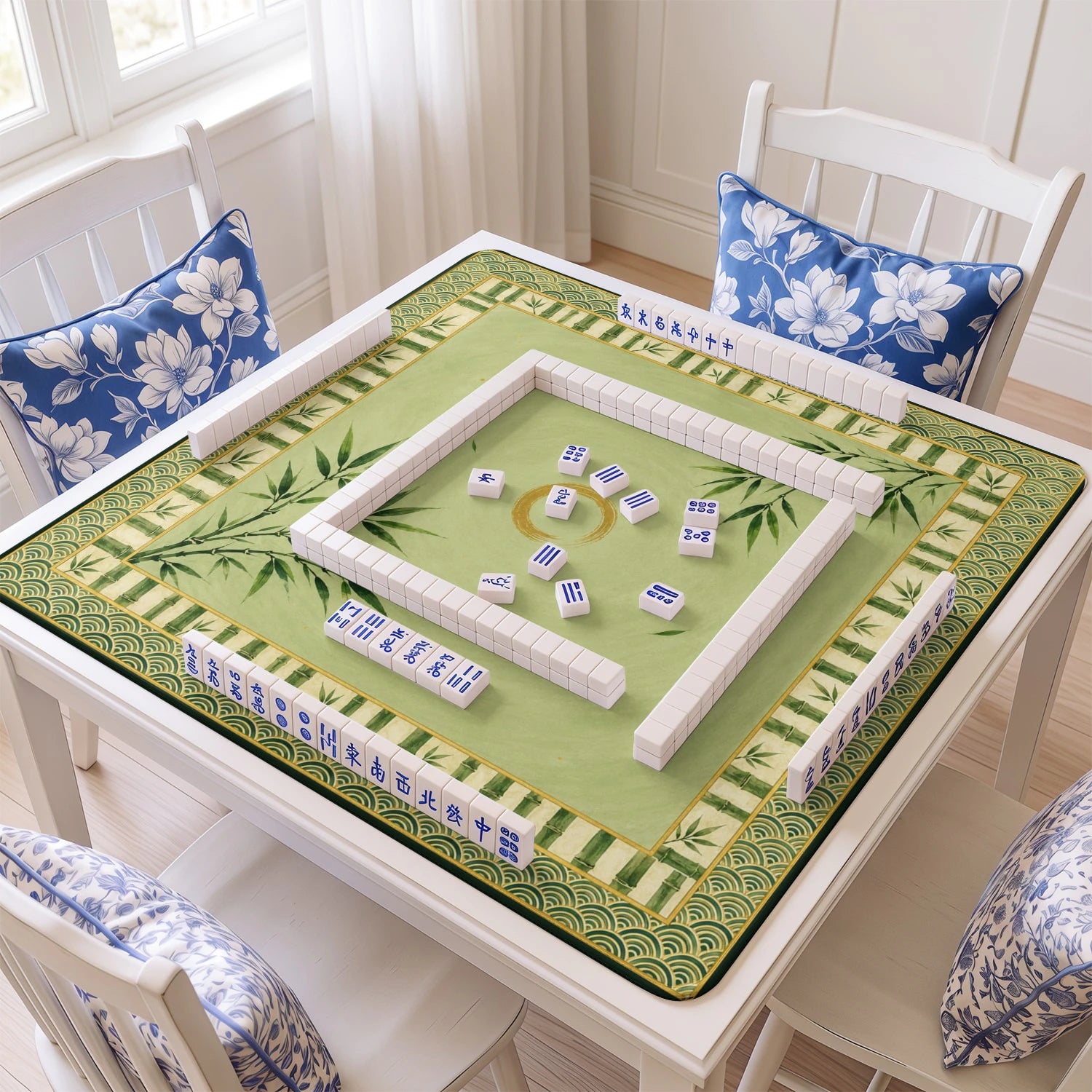 Zen Bamboo Mahjong Mat – neoprene mah jongg table mat