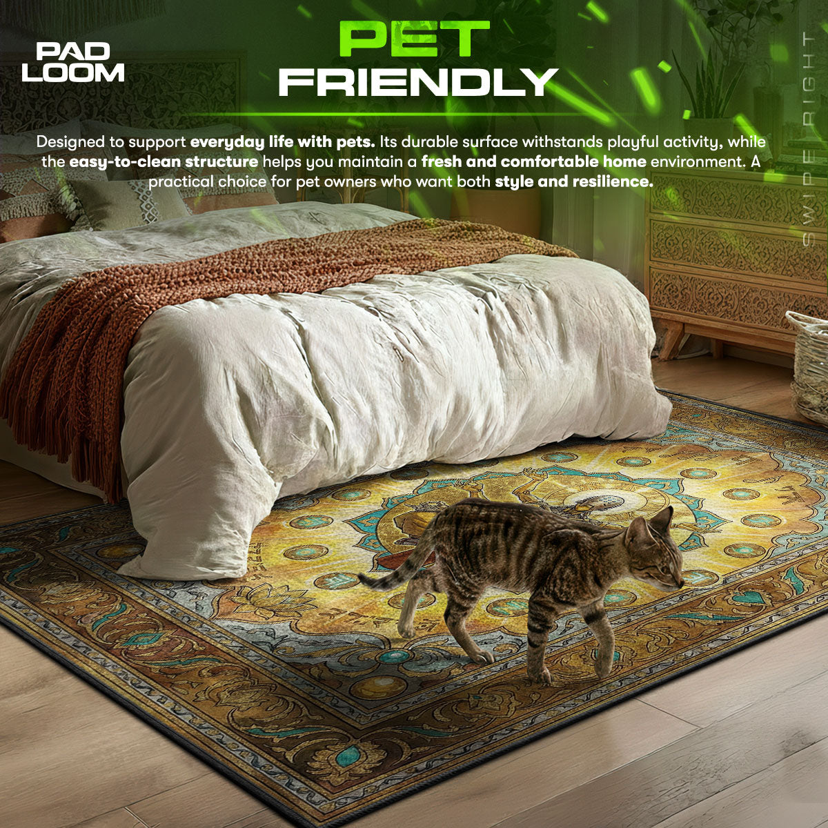 Zenyatta Transcendence Rug - Overwatch Chair Mat