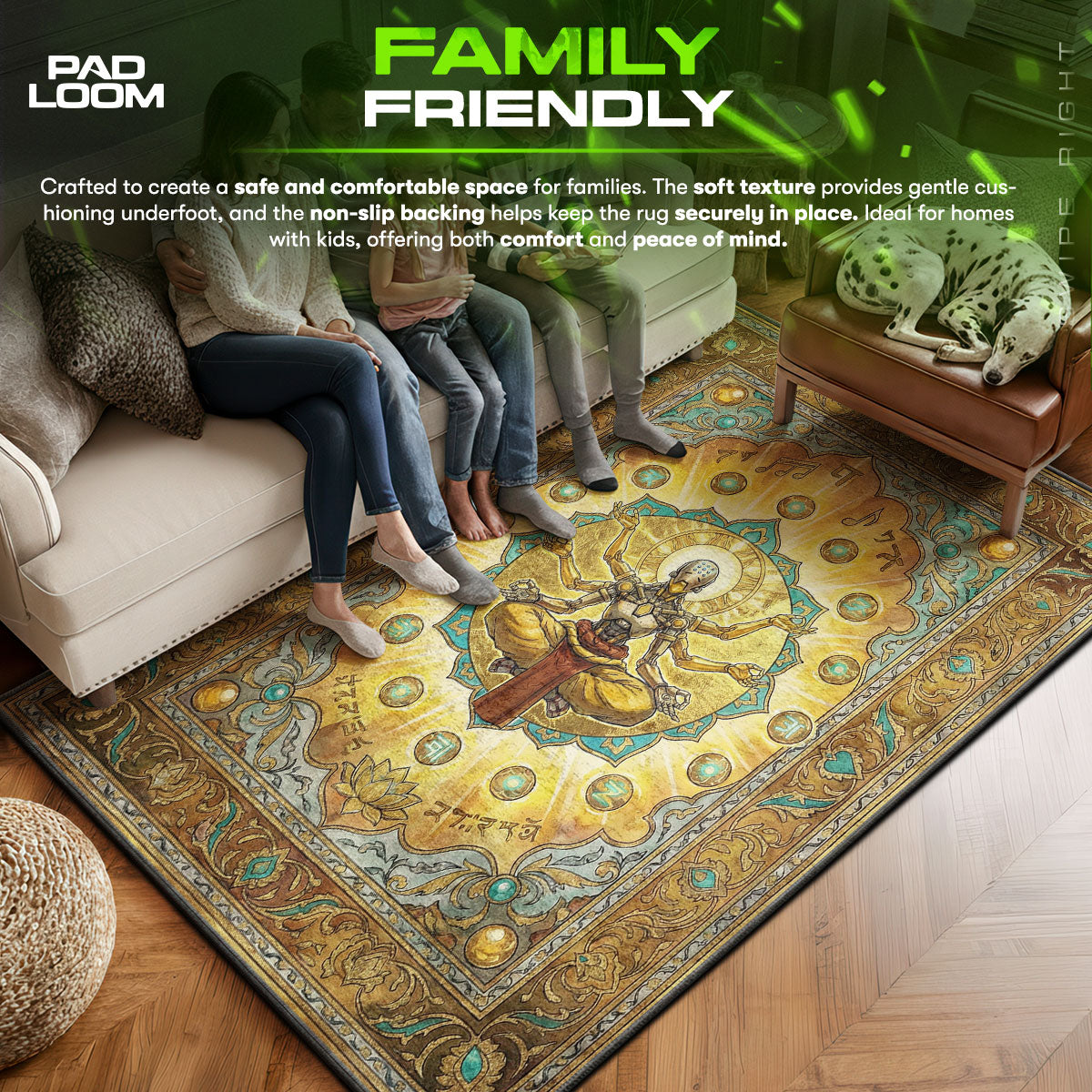 Zenyatta Transcendence Rug - Overwatch Chair Mat