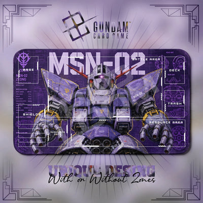 Zeong MSN-02 Playmat - Gundam TCG Card Game Mat