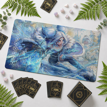 Zeri Frost Playmat - LoL Riftbound TCG Mat