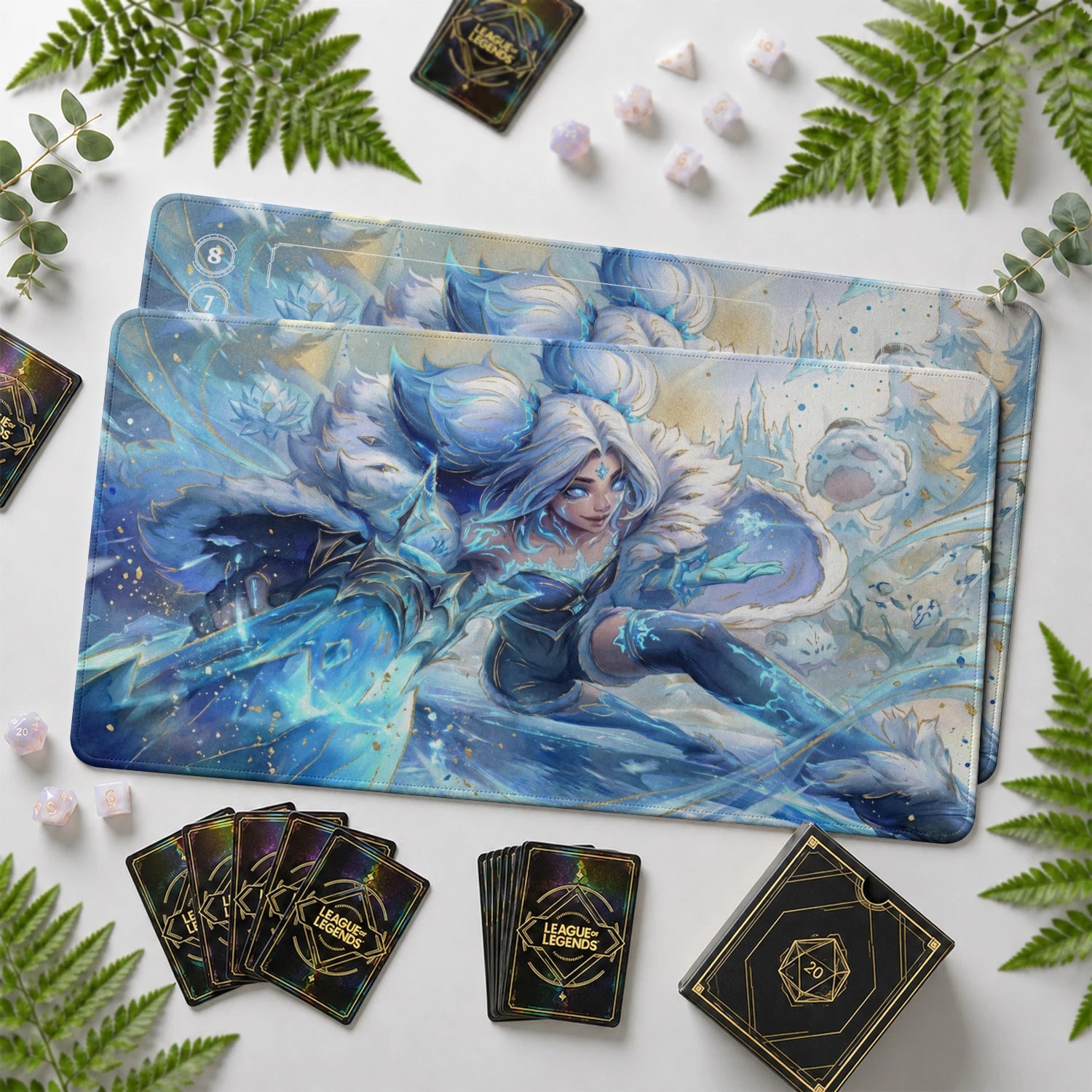 Zeri Frost Playmat - LoL Riftbound TCG Mat