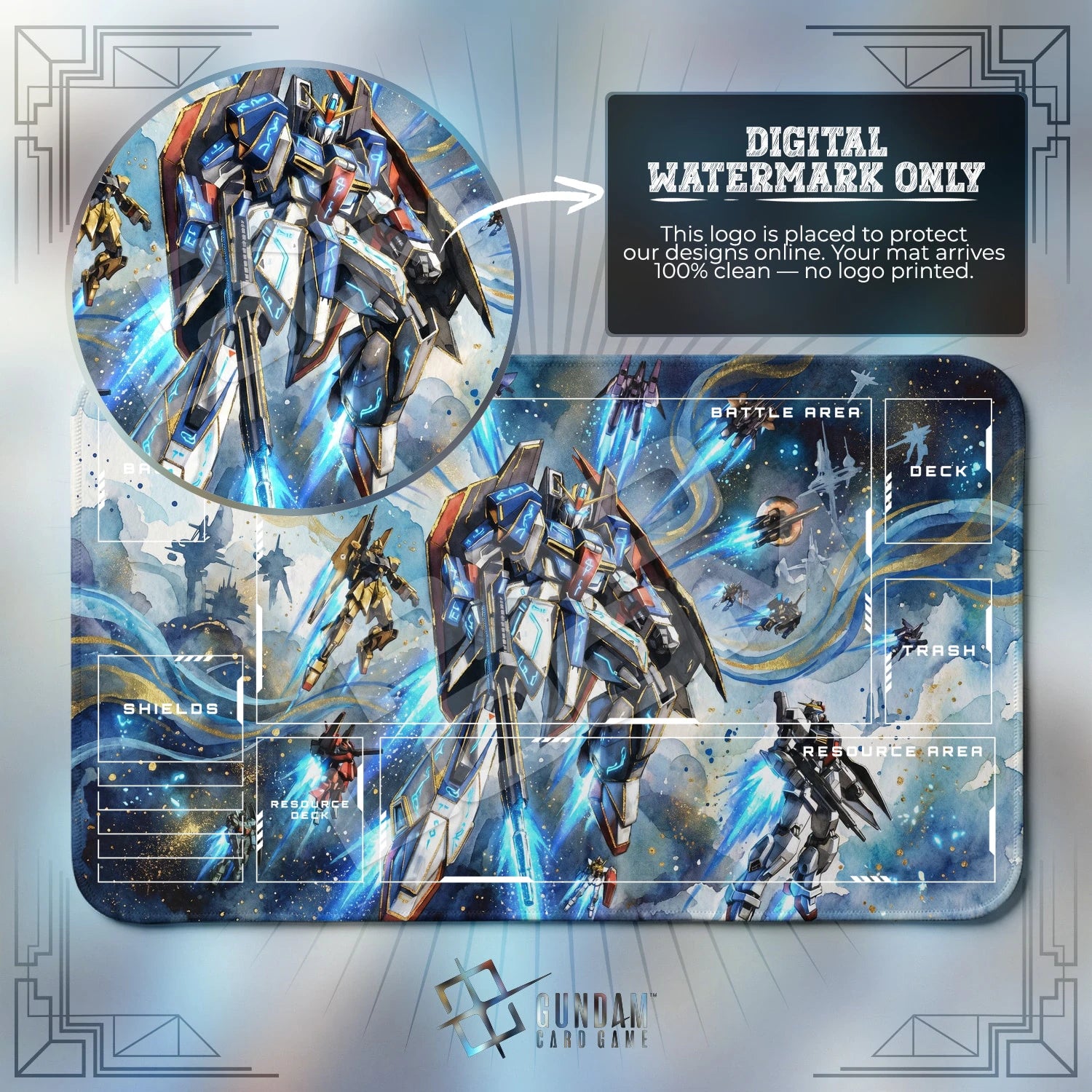 Zeta Fleet Playmat - Gundam TCG Card Game Mat