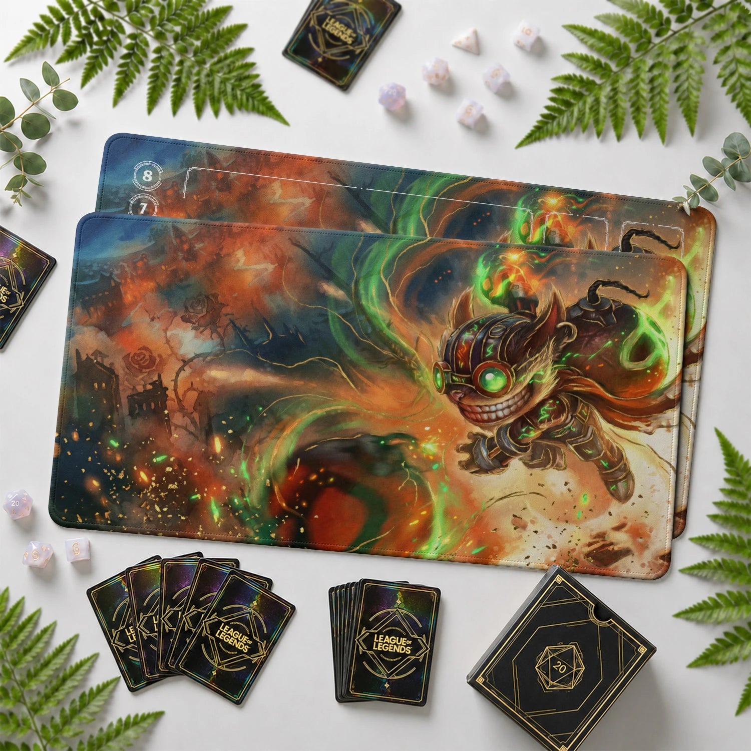 Ziggs Bombast Playmat - LoL Riftbound TCG Mat