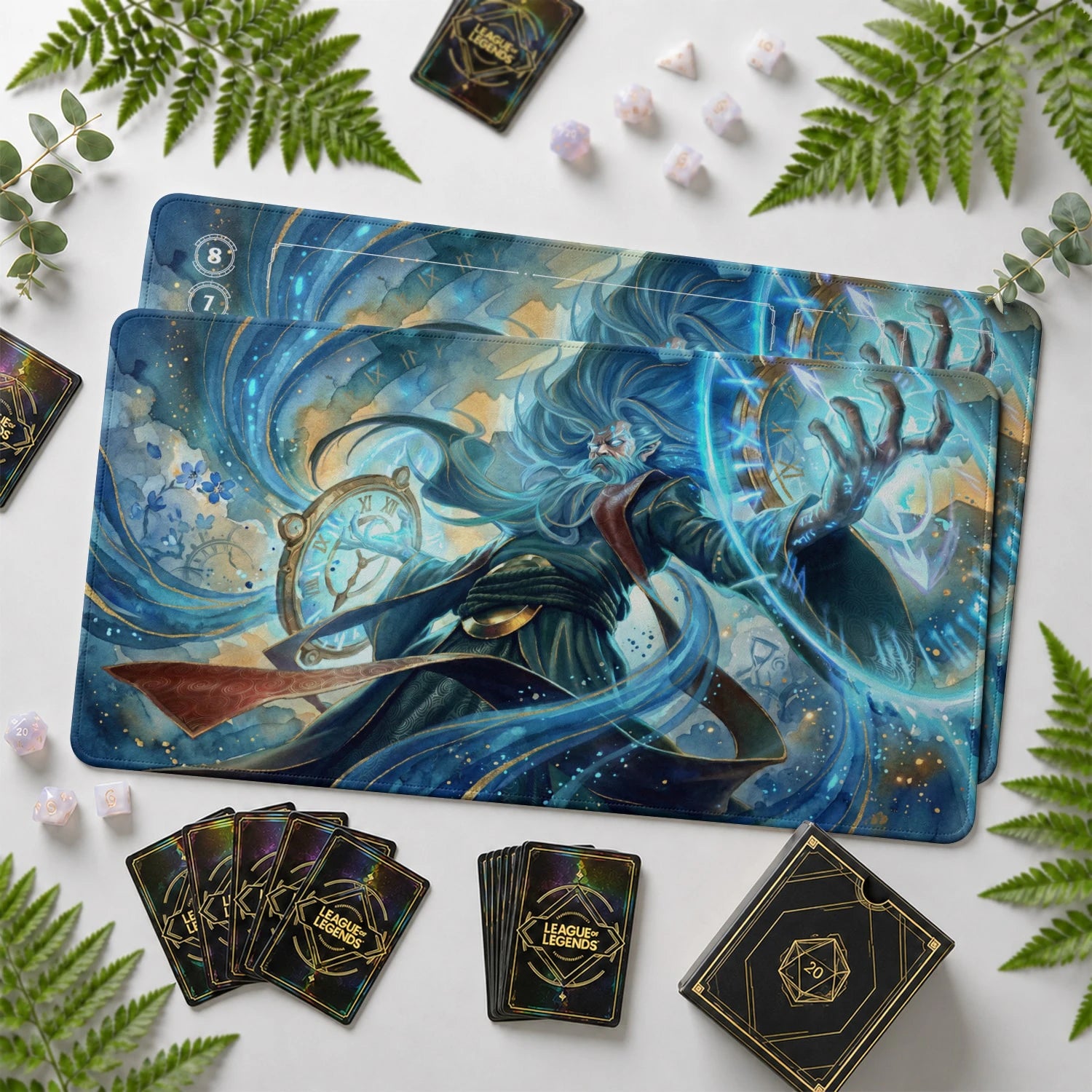 Zilean Time Playmat - LoL Riftbound TCG Mat