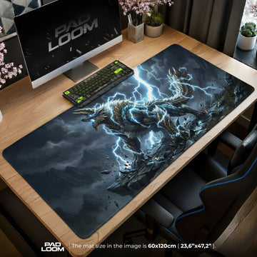 Zinogre Thunder Fang Mouse Pad - Monster Hunter Desk Mat