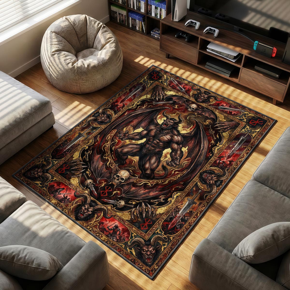 Zodd Immortal Apostle Rug - Berserk Chair Mat