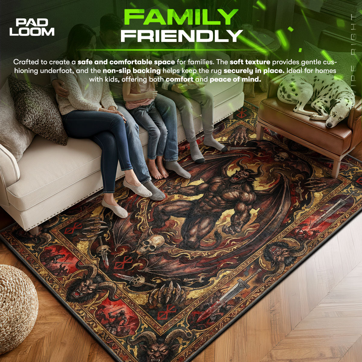 Zodd Immortal Apostle Rug - Berserk Chair Mat