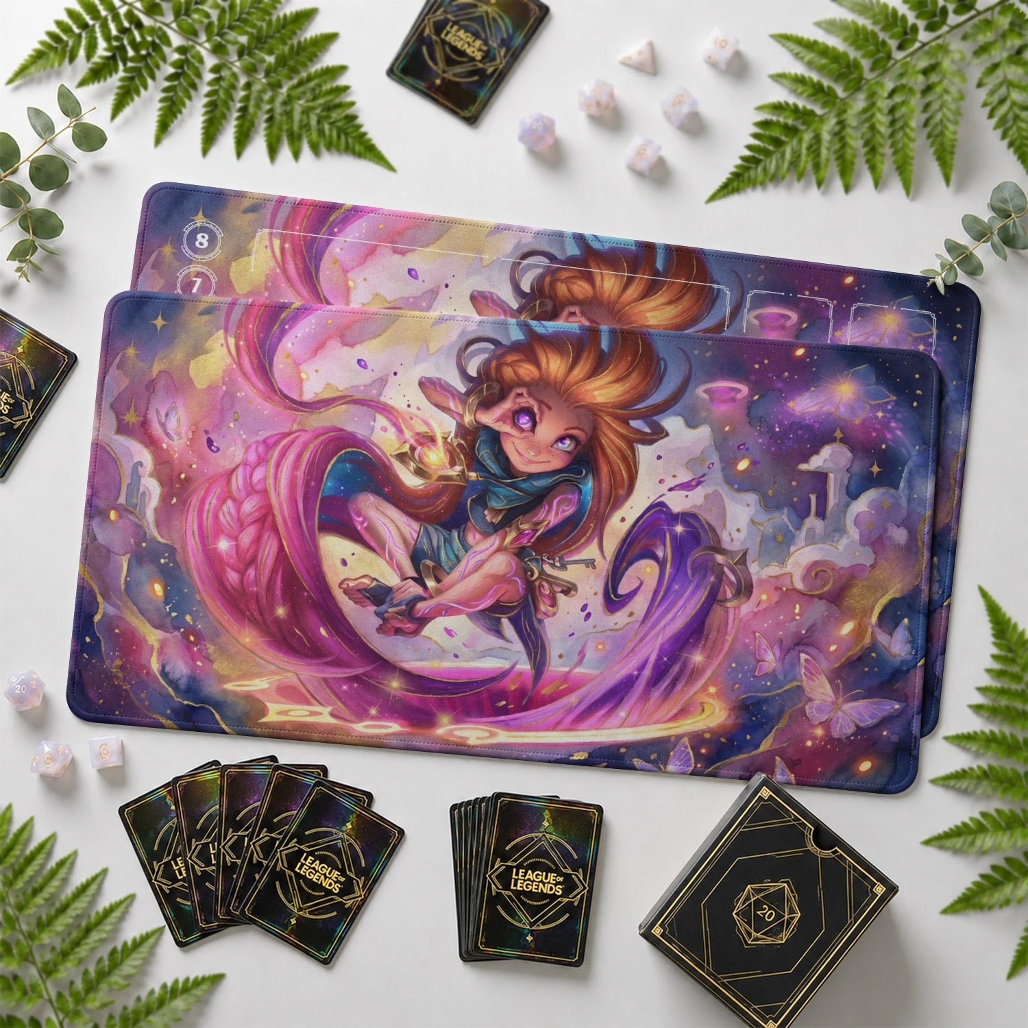 Zoe Cosmic Playmat - LoL Riftbound TCG Mat