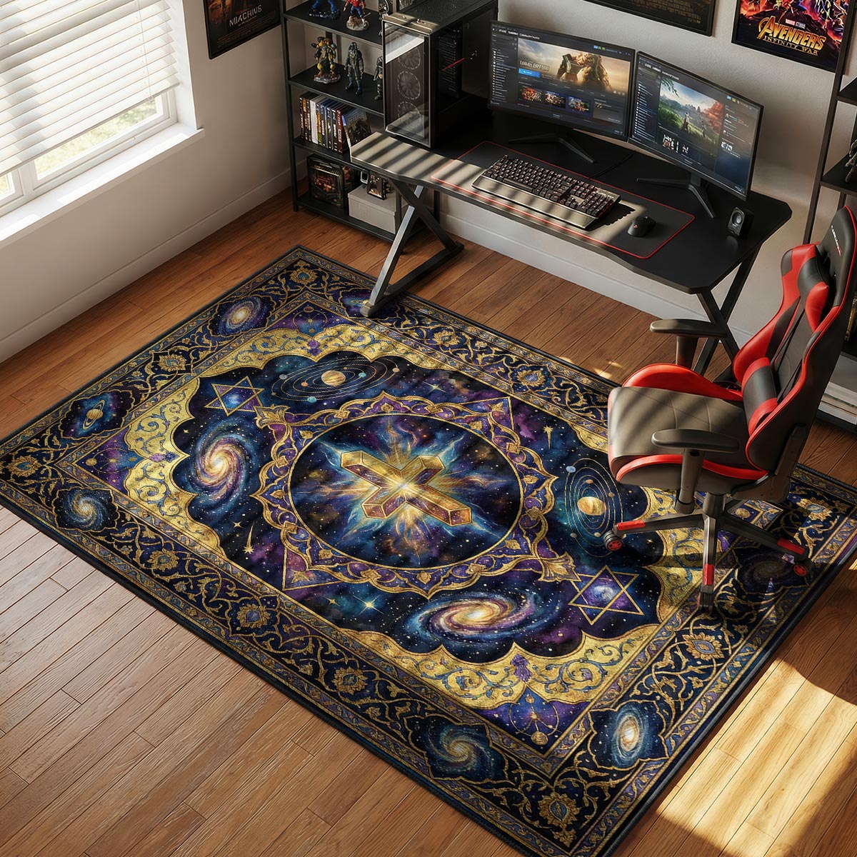 B-12 Rotes Protokollteppich - Streunende Stuhlmatte