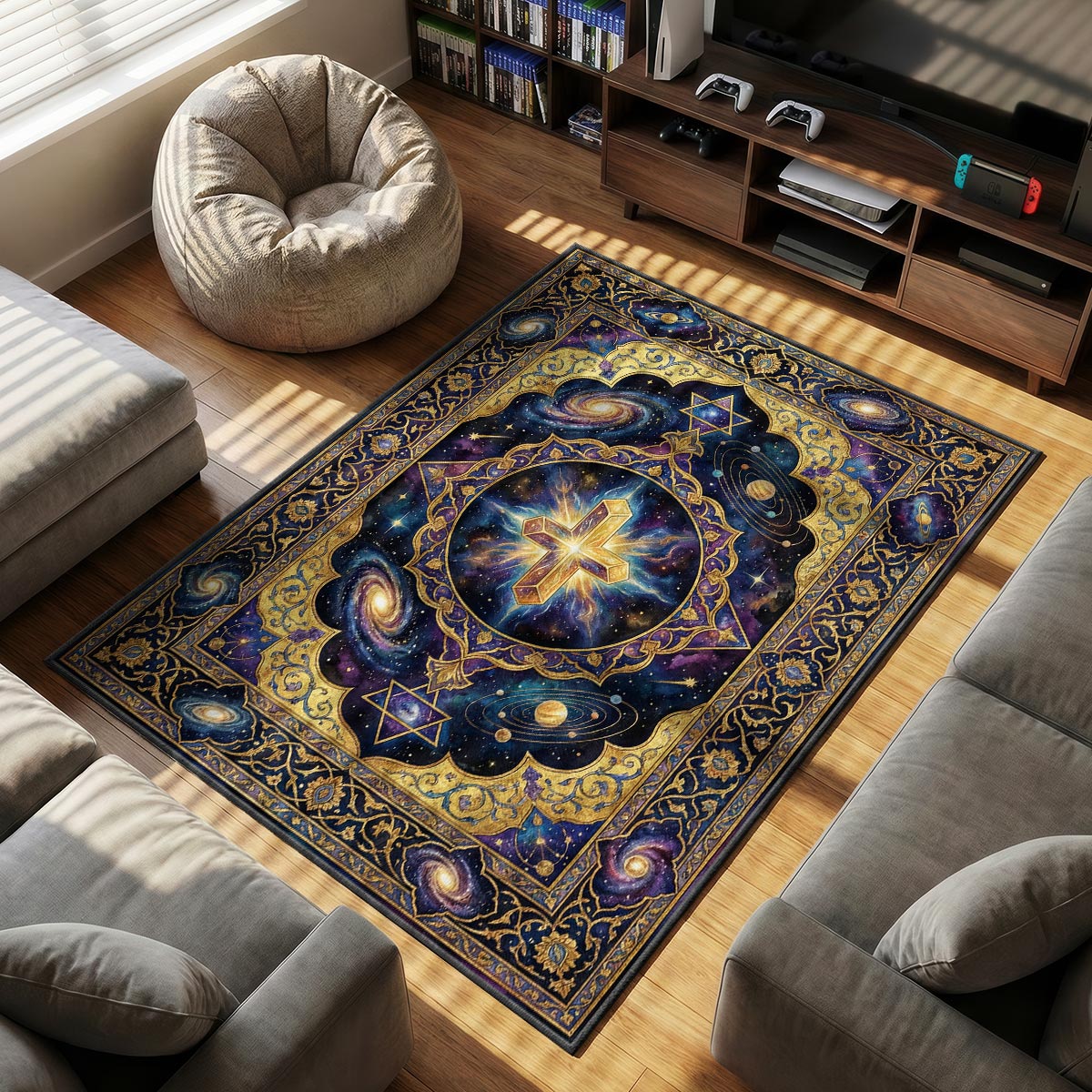 B-12 Rotes Protokollteppich - Streunende Stuhlmatte