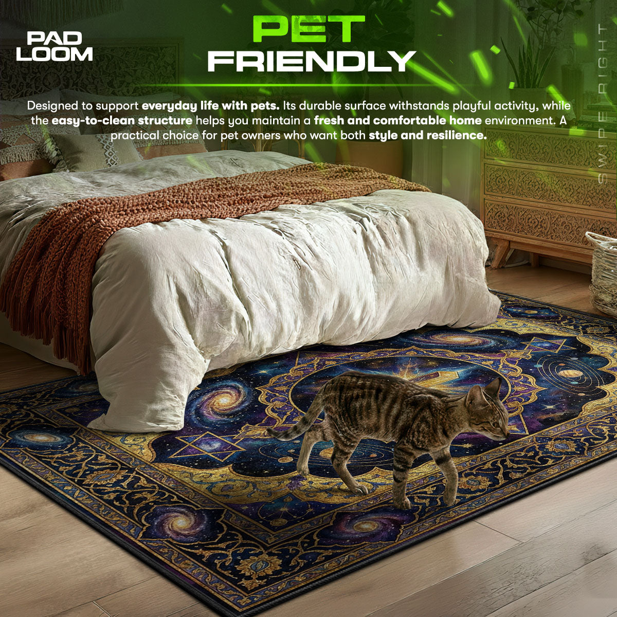 B-12 Rotes Protokollteppich - Streunende Stuhlmatte