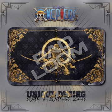 Zoro Gold Emblem Playmat - One Piece Mat