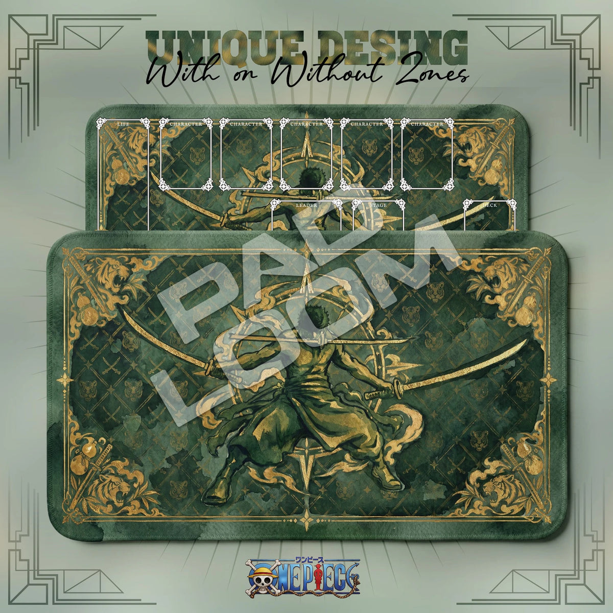 Zoro Tiger Playmat - One Piece TCG Mat