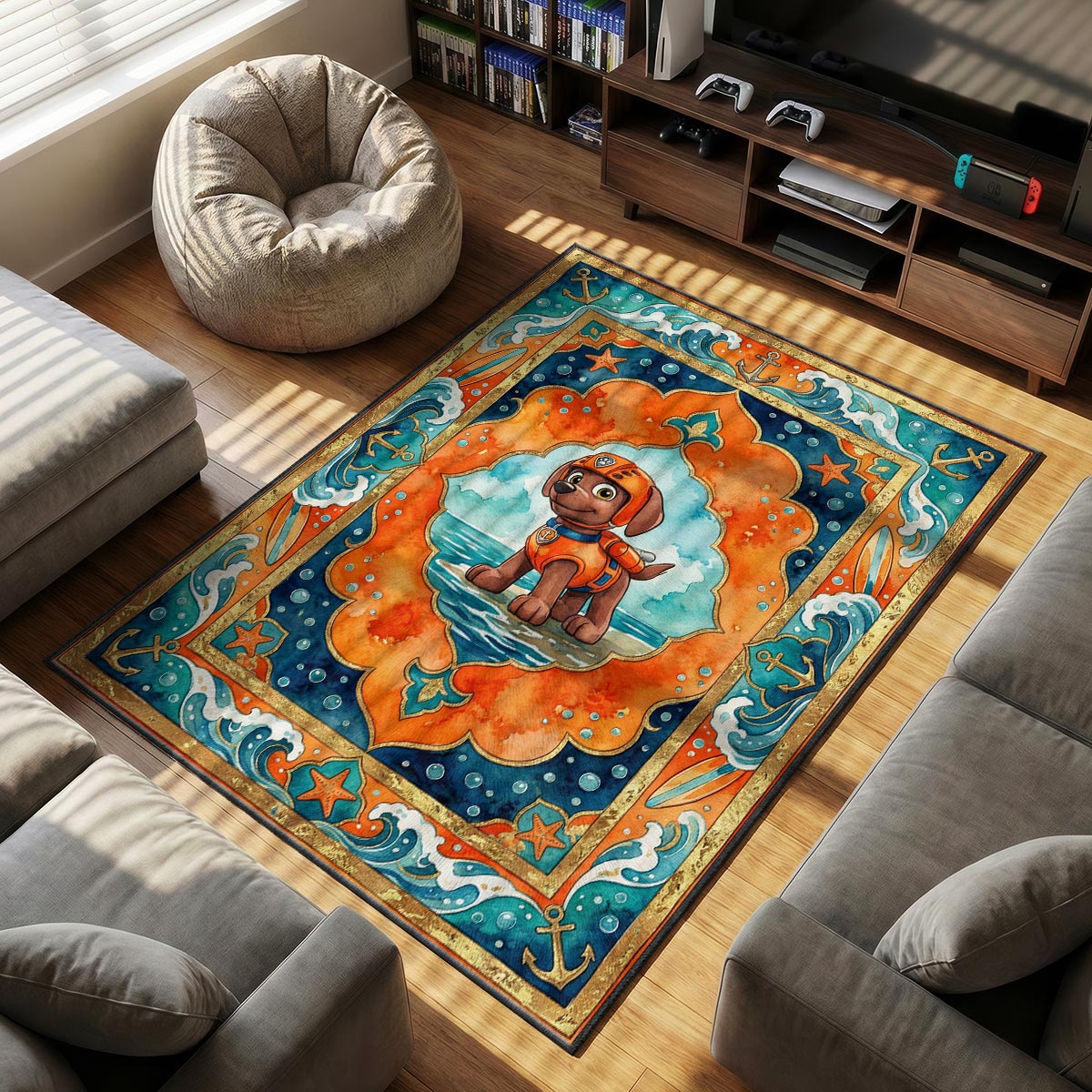 Zuma PAW Patrol Rug | Kids Area Rug – Padloom