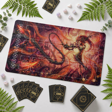 Zyra Inferno Playmat - LoL Riftbound TCG Mat